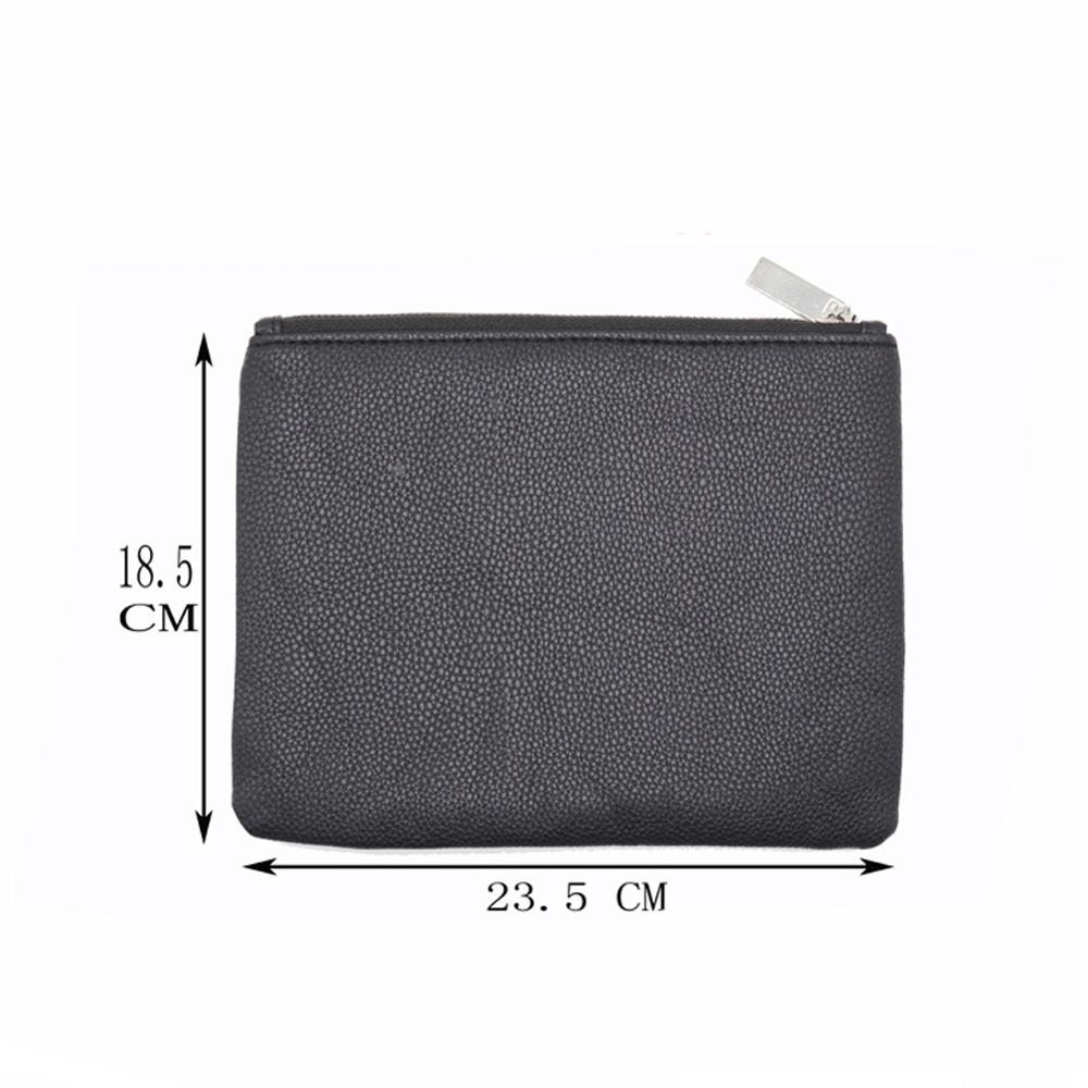 15 Uds. Brochas de maquillaje de pelo sintético negro, base en polvo, colorete, sombra de ojos, juego de brochas de maquillaje para contorno, estuche para cosméticos