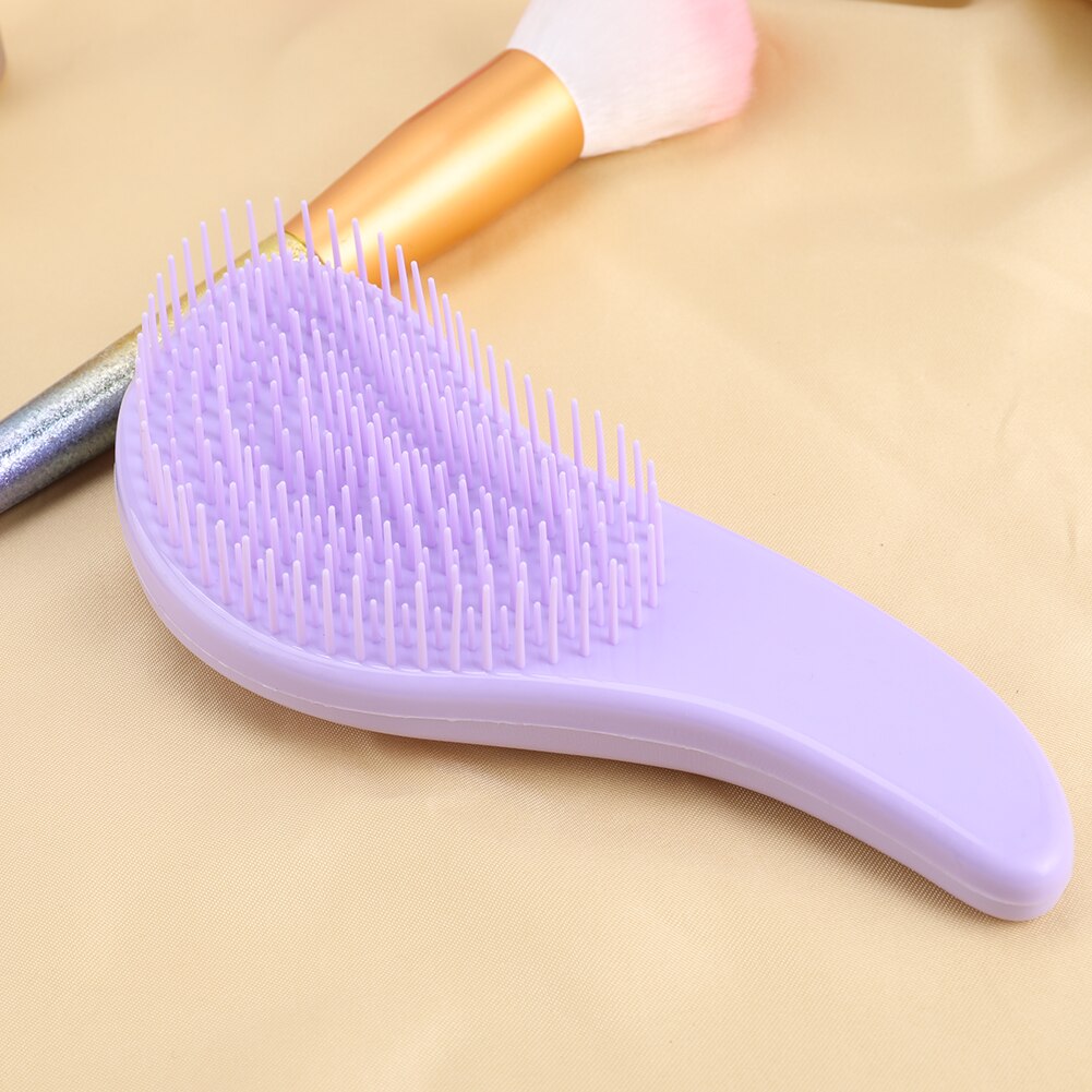 1Pcs Magic Handvat Kam Anti Statische Massage Hair Brush Tangle Ontwarren Douche Massage Haarborstel Kam Salon Hair Styling tool