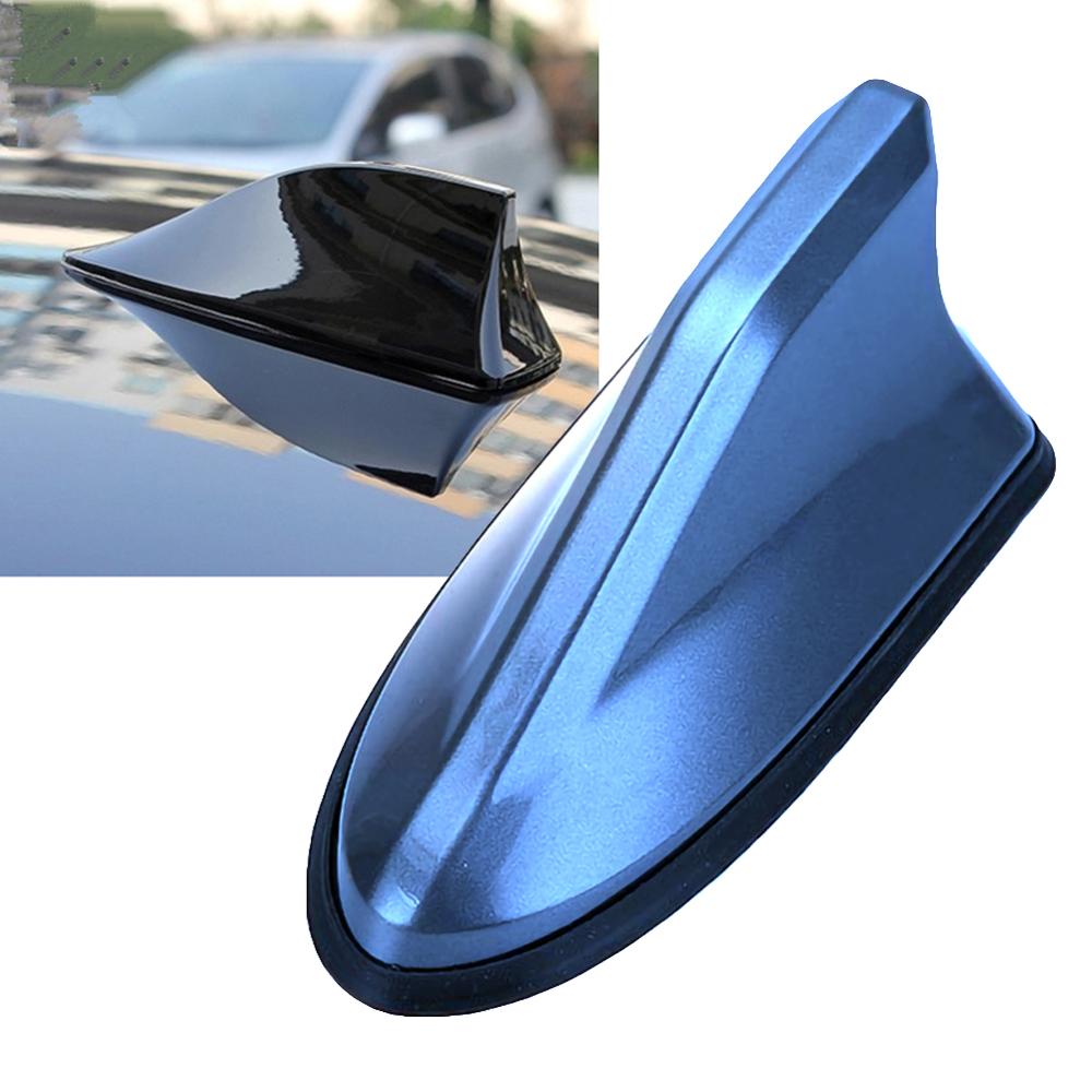 Sales Universal Car Styling Roof Tail Fin Shark Antenna Signal Radio Conversion for Jeep Renegade Cherokee Wrangler: Blue