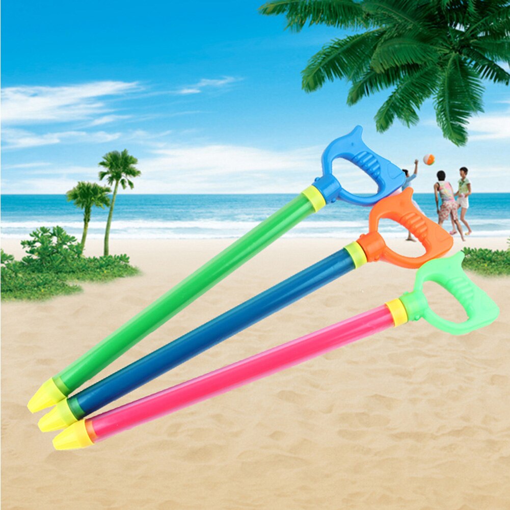 3 stuks/set rekbare zomer willekeurige kleur interactief kinderspeelgoed driftspeelgoed duurzame squirt soakers enkele pijp waterblaster