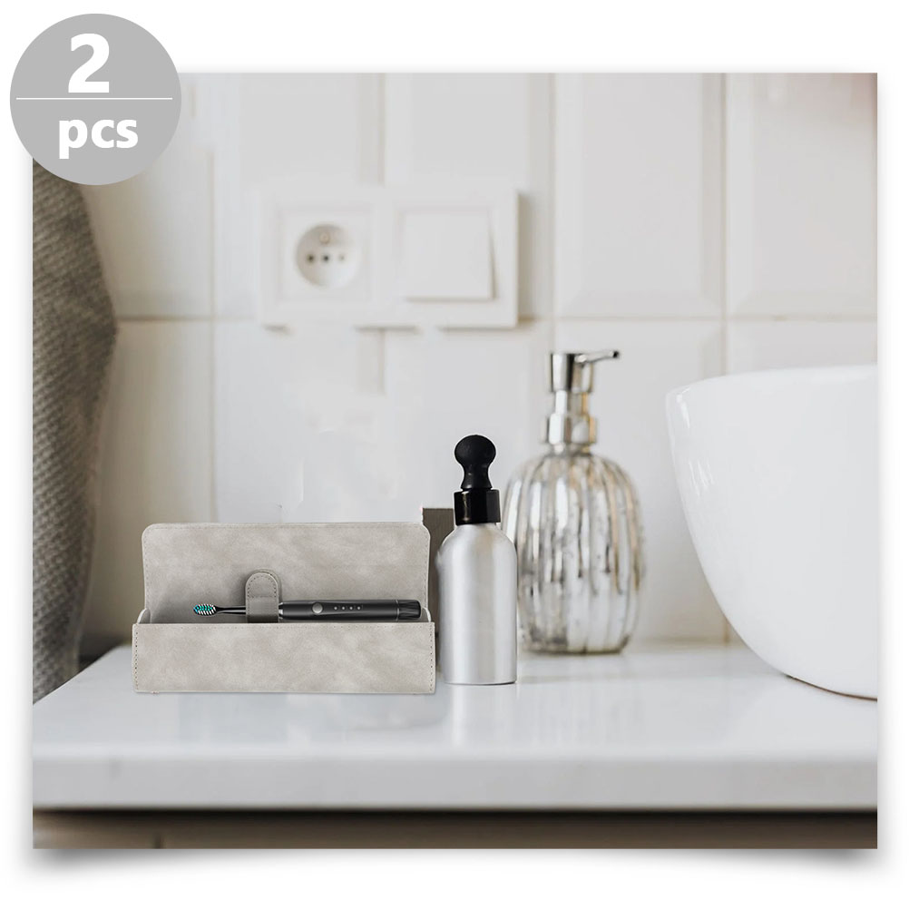 2Pcs Duurzame Elektrische Tandenborstels Zakjes Draagbare Tandenborstels Gevallen