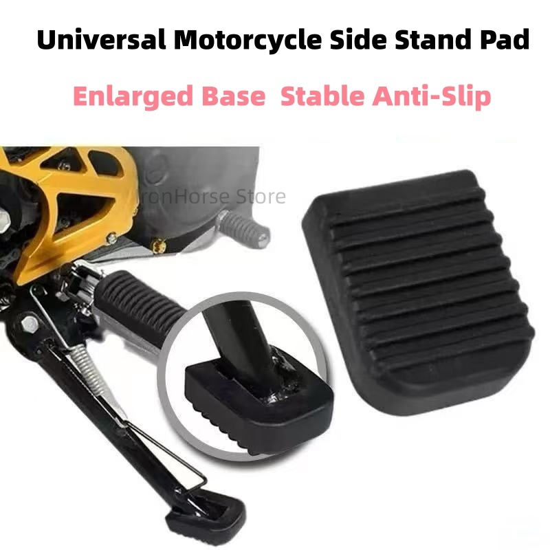 Universal- Motorrad Zubehör Seitenständer Ständer Pad rutschfeste Ständer Basis Motorrad Basis Ständer Verlängerung Fuß