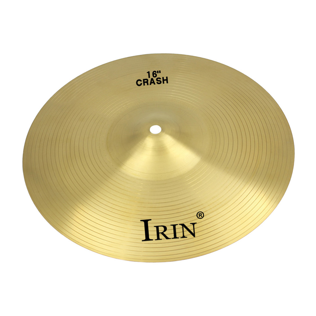 16 Inch Crash Cymbal For Drum Set Percussion Instruments Players Beginners