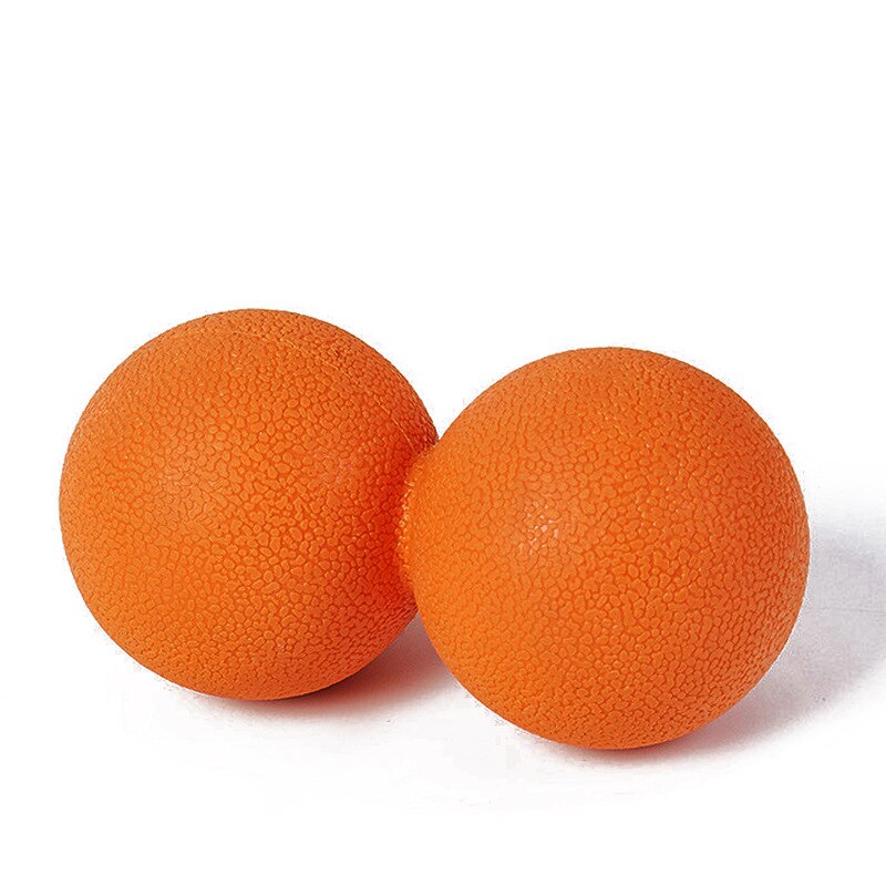 Balle de Massage élastique pour les pieds, Crossfit, Relaxation musculaire, Relaxation profonde, diadème, Yoga: orange peanut ball