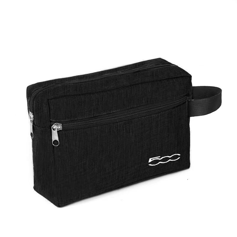 Portable Auto Opbergdoos Organizer Opbergen Opruimen Tas voor 500 500C 500X 500L 500e Abarth 695 Auto Accessoires: Black