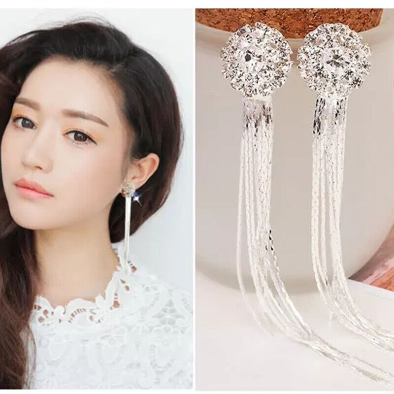Swarovski kristallen Oorbellen met groot kristallen Harten hanger