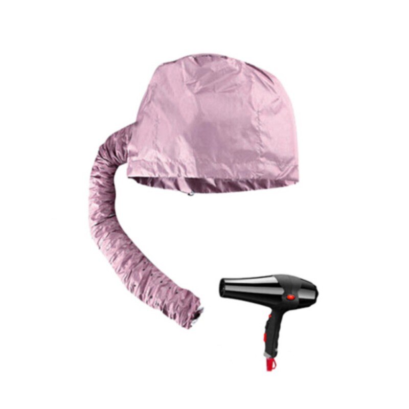 Draagbare Duurzaam Zachte Kappers Föhn Bonnet Hoeden Zachte Haircare Vrouwen Kappers Hoed Perm Helm Haar Stoom Hoed: Roze