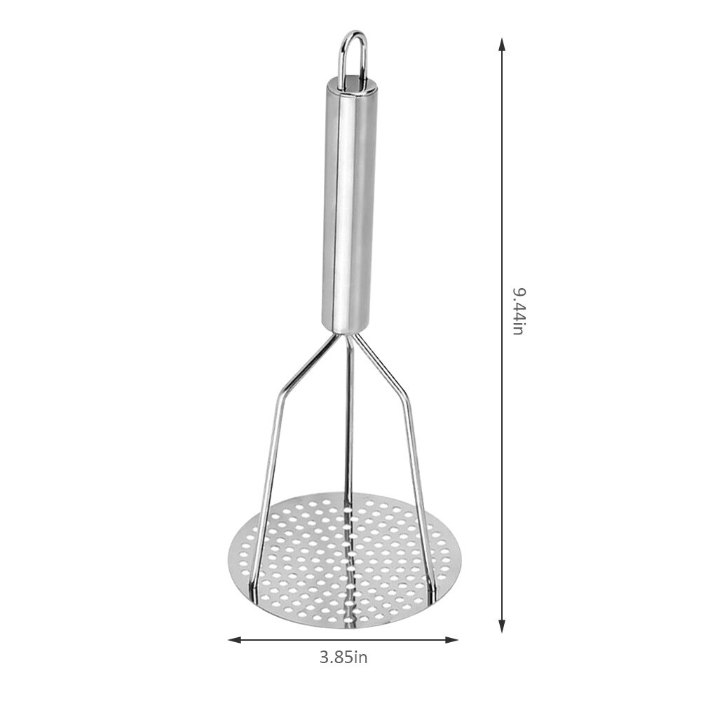 Presse à Purée Et Fruits Pressy Metaltex – 3 Disques Inox – Corps ABS – Longueur 26 Cm – Jaune