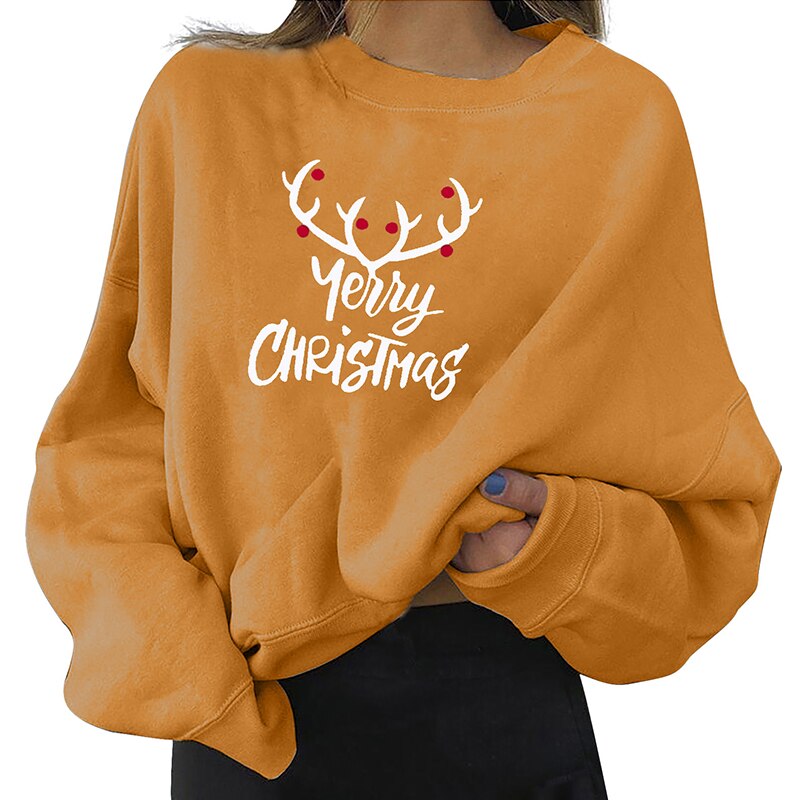 Camiseta con estampado 3D de renos de Feliz Navidad para hombre y mujer, camisa decorativa de Papá noel, sudaderas con capucha, chaleco, tops, ,: S / B