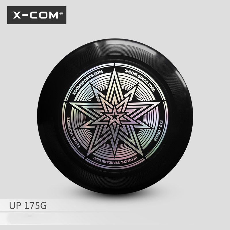 X-com ultimate flying disc sertifisert av wfdf for ultimate disc-konkurransesport 175g: Svart