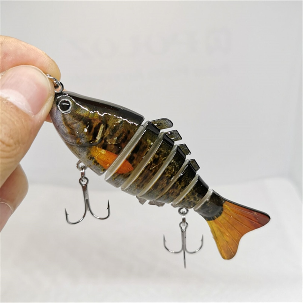 1 pçs pesca iscas corrico nadar minnow wobbler multi-seção duro bait100mm15g artificial crankbait jerkbait pesca tacklelure