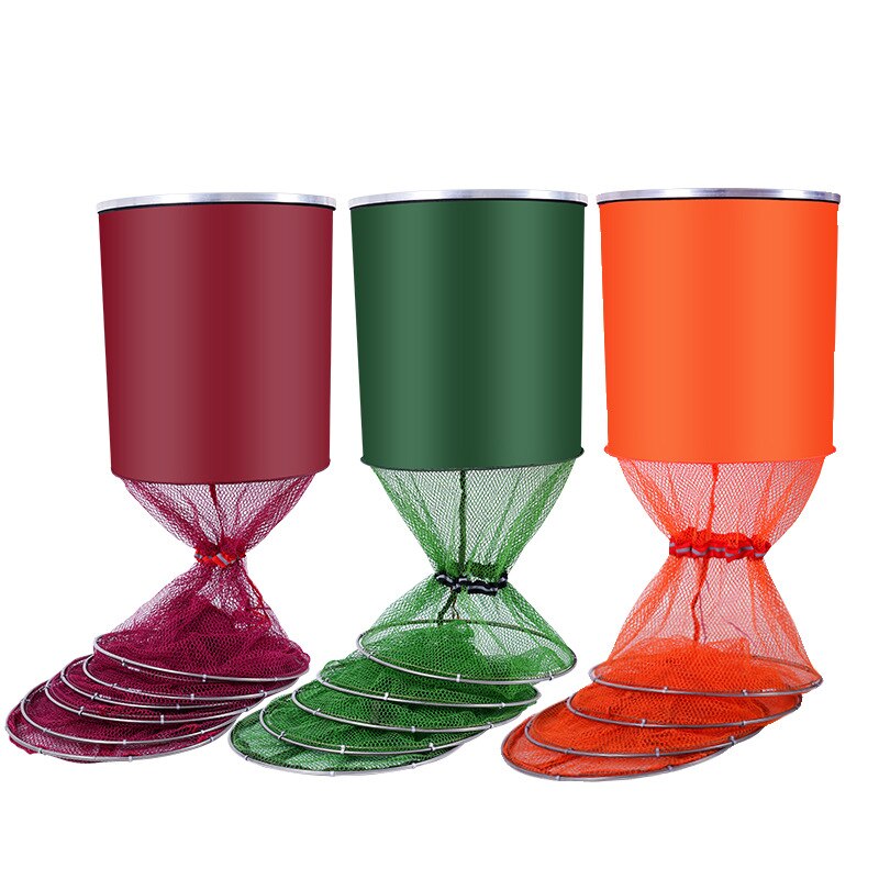 Fish Net Basket Stainless Steel Double Ring Fishing Nets Supplies Network China Keep Fish Alive in Water Rubber Mesh