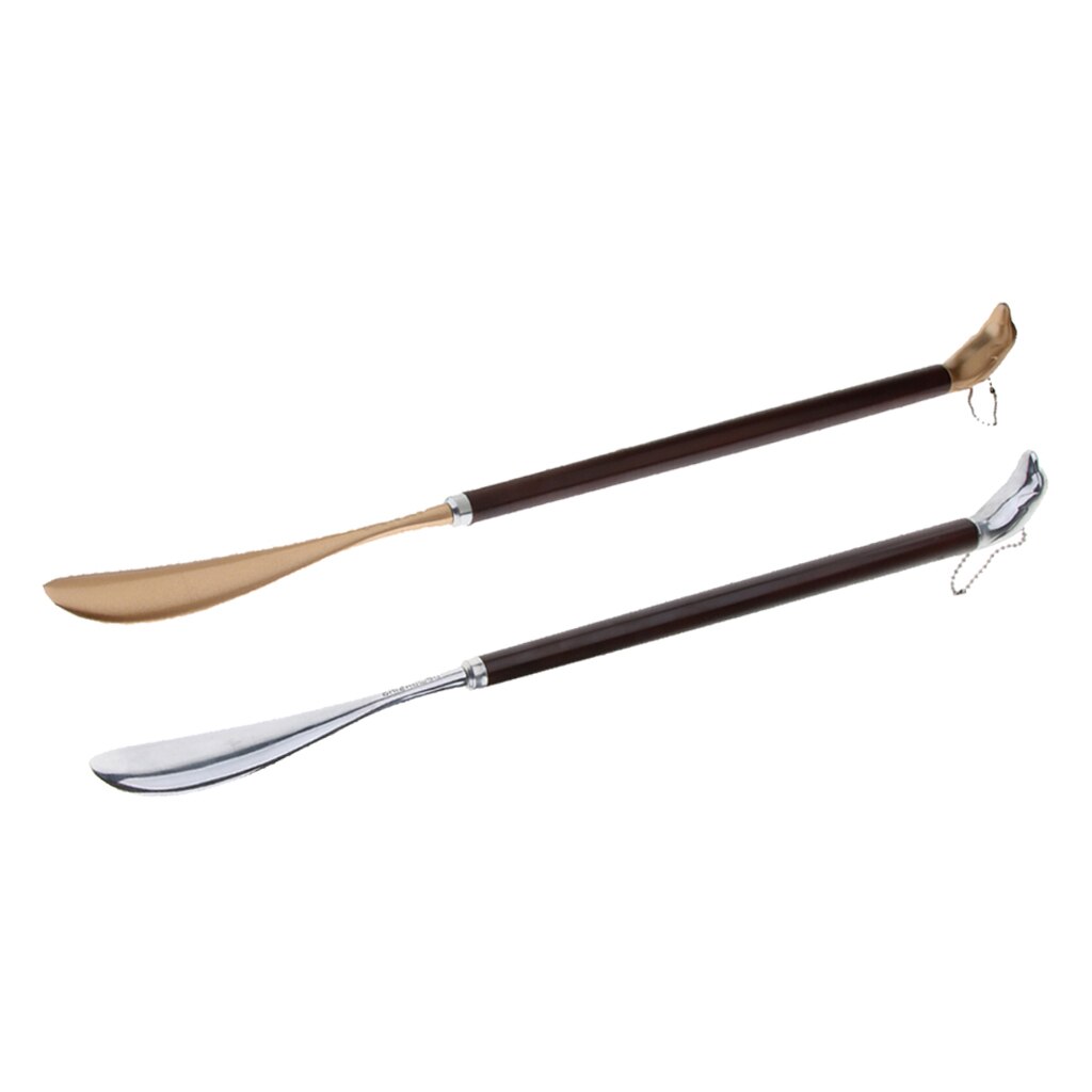 Buzina de sapato profissional durável, alça de sapato em metal com golfinho 23.62 polegadas