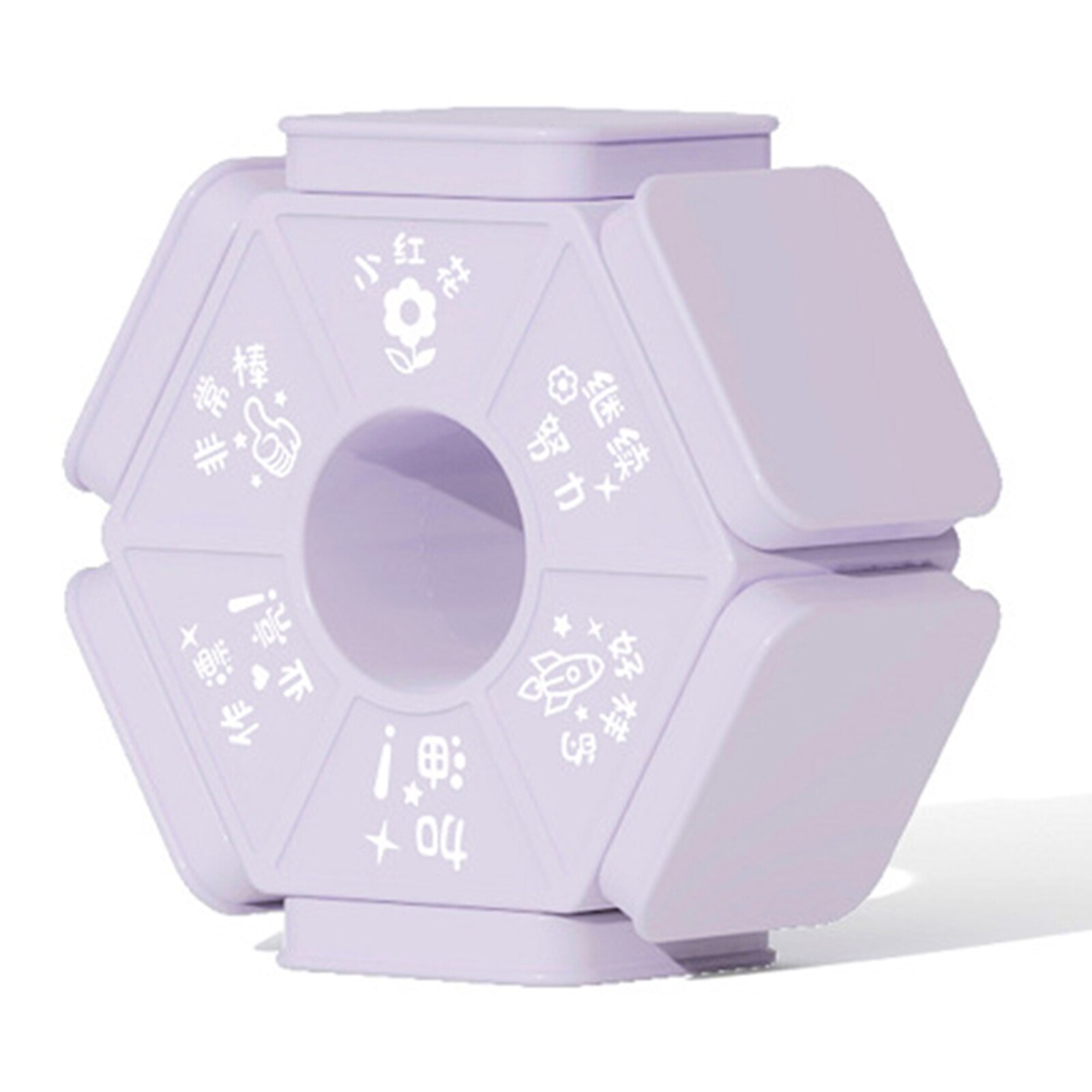 1pcs Seal Six-sided Teacher Seal Award Badge Special for Kids Children QJY99