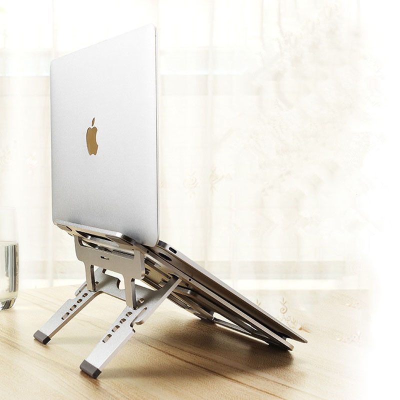 Laptop beugel aluminium Voor macbook desktop verhoogd plank vouwen lifting beugel radiator verhoogde base U2s