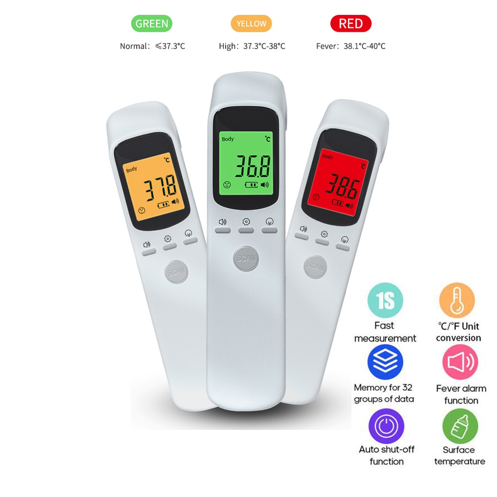 Digital Forehead Thermometer Non-contact body Infr... – Grandado