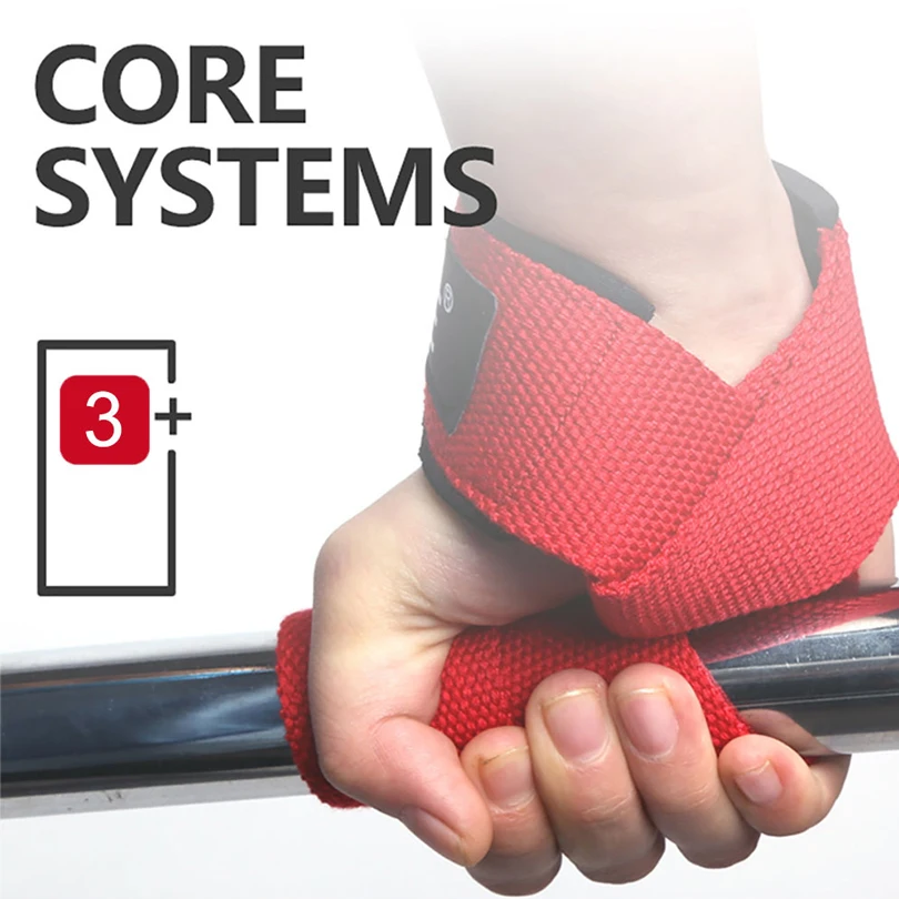 Sangles d'haltérophilie, haltères de gymnastique, poignées d'entraînement, Crossfit, équipement de Fitness, enveloppe de poignet, entraînement de levage
