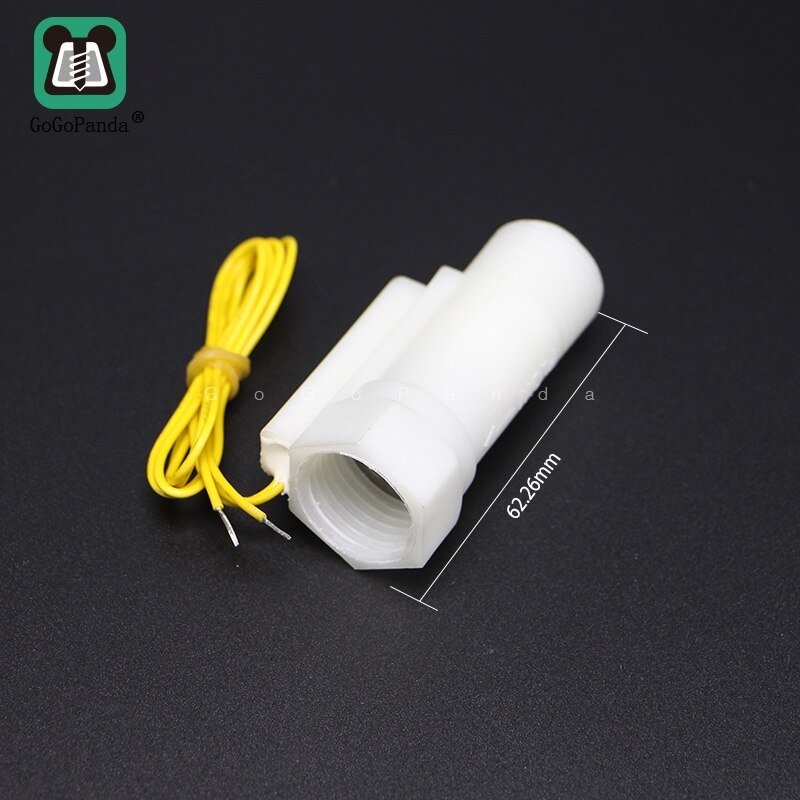20mm 0.8" 110V 220V 4/5" Liquid Water Flow Sensor Switch Male Threaded Ports Plastic Shell ZFS-03P