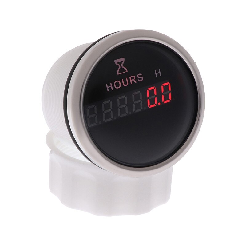 52mm Digital Hour Meter Waterproof For Car Boat Marine Auto Engine Hour Meters Time Hours Gauge With Red Backlight ​