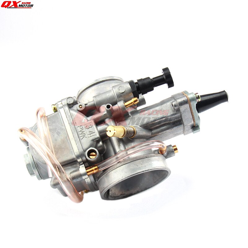 PWK 34 Carb 34mm Racing Platte Kant Carburateur W/Intake Boot Voor 2 T/4 T Gy6 motoren Motor ATV