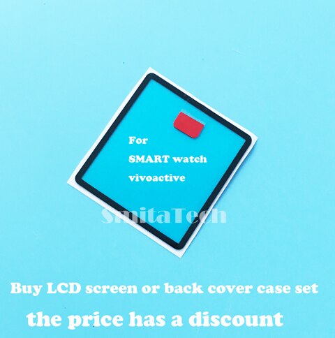 GPS Smart watch for Garmin Vivoactive LCD display with touch Screen, back cover shell with battery,Double-sided tape repair part: double sided tape