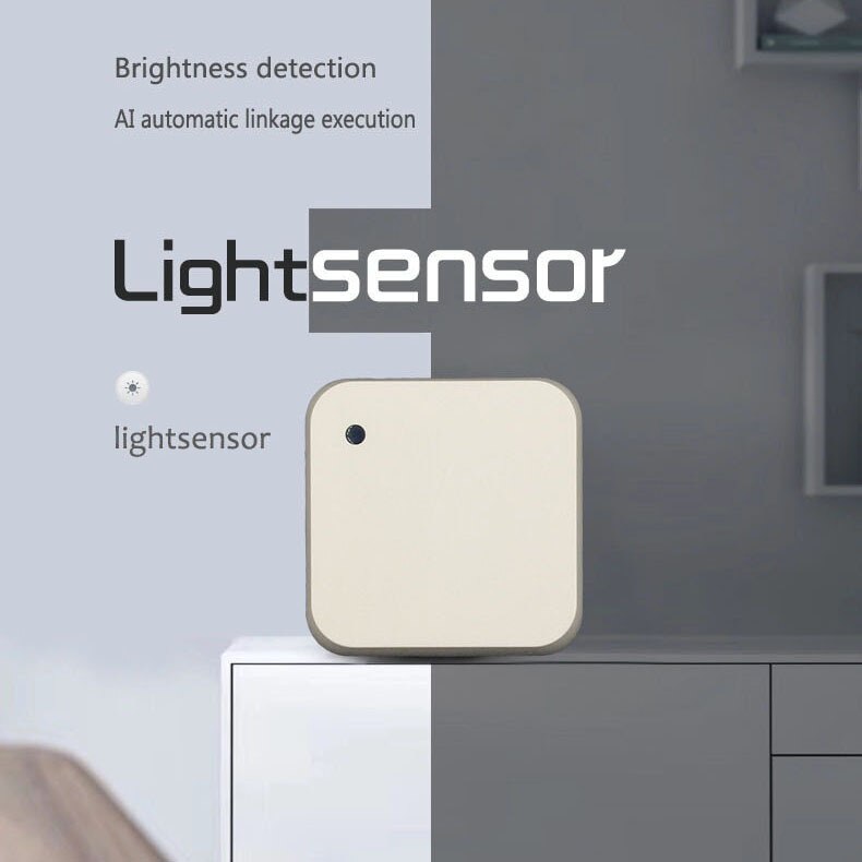 Small Home Tuya Smart Home WIFI Light Sensor illumination Sensor Smart WiFi Brightness Sensor Smart Life Battery
