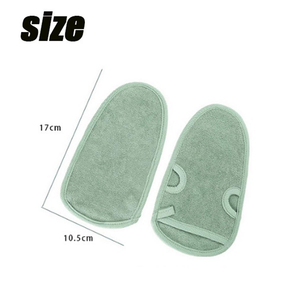 1pc Body Cleaning Scrub Mitt Rub Dead Skin Shower Spa Exfoliator Two-sided Bath Removal Bath Glove Body Massage Unisex