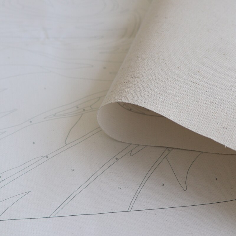 Bricolage peinture à l'huile dessin par numéros peinture sur toile modulaire pour salon coloriage par numéro foudre