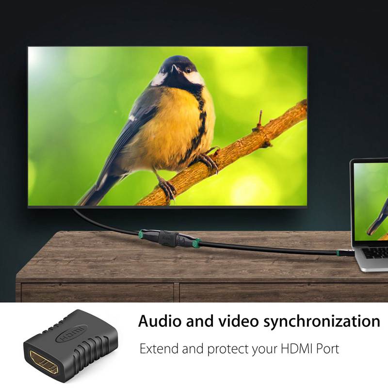 10Pcs Hdmi Female Naar Female Coupler Extender Adapter Connector F F Voor Hdtv Hdcp