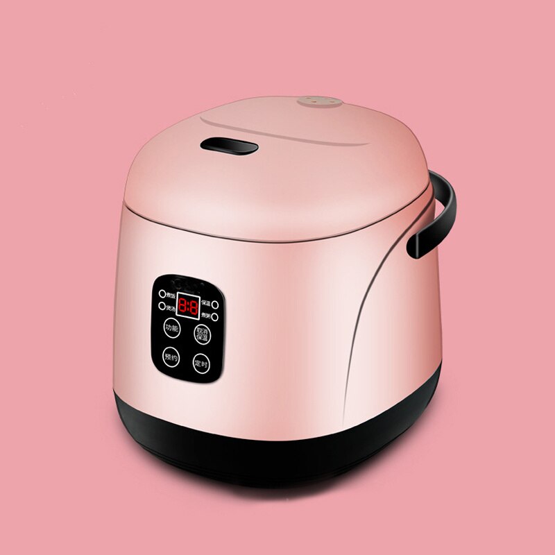 Mini Electric Rice Cooker Intelligent Automatic Household Kitchen Cooker 1-2 people Small Smart Appliances With Timing Cooking