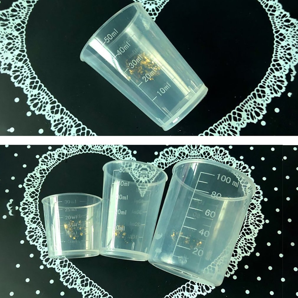 Reusable Portable Size Measuring Cup Jug Graduated Surface Container Kitchen Tool Measuring Jugs Tools