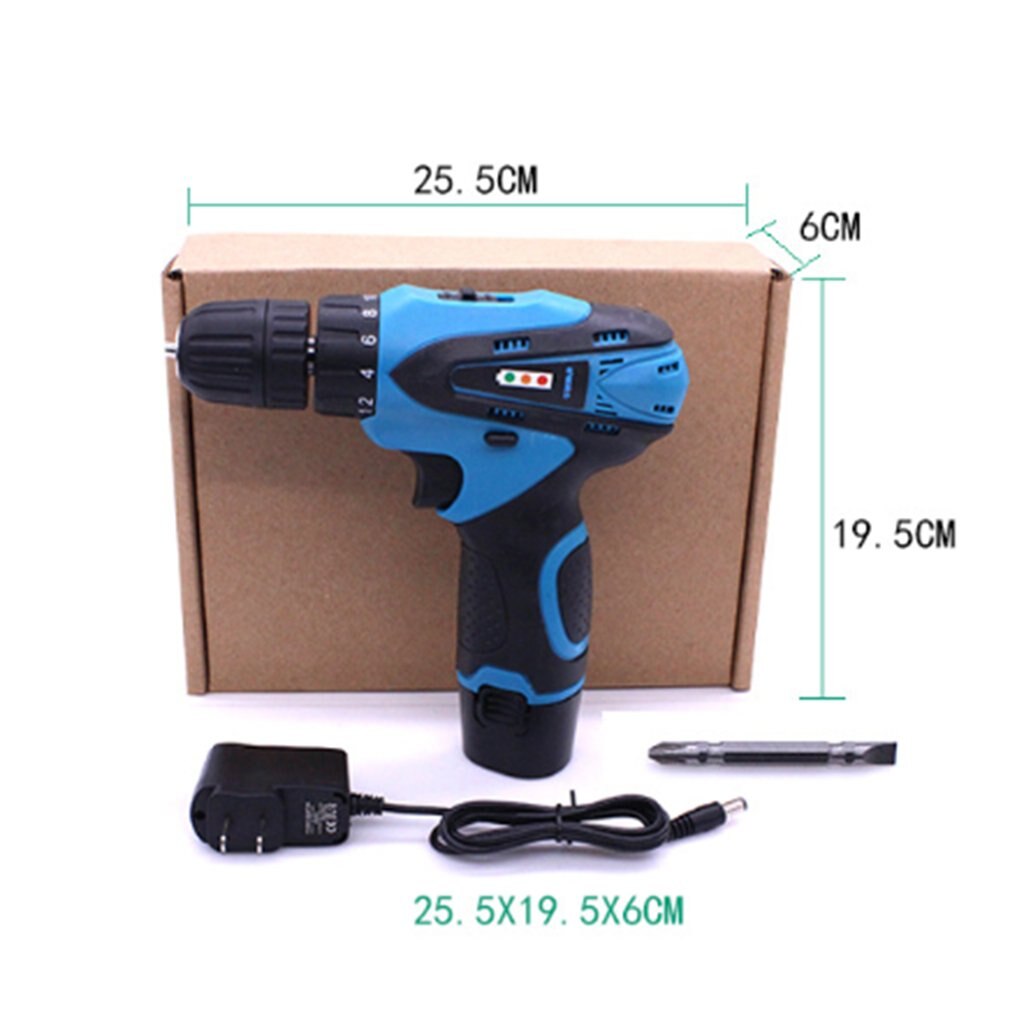 Multifunctional Electric Hand Drill Household Cordless Screwdriver Drill Rechargeable Power Tools Screwdriver