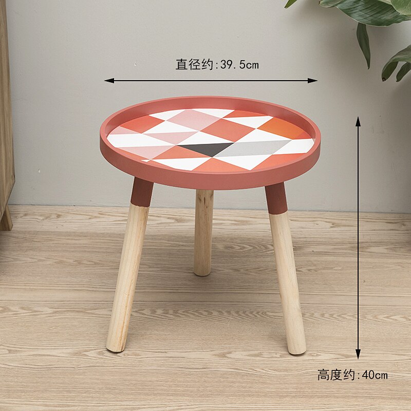 Small coffee table Nordic coffee personality mini live room net red bedside small round table