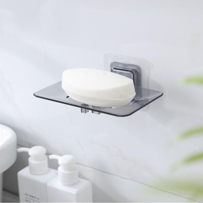 Porta sabonetes dupla camada 1 peça, acessórios para banheiro, cozinha, recipiente de sabão, de plástico