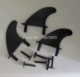 Dorsal Performance 5" Soft Surf Fins Rear Surfboard Fins all-round Black Surfing fin surfing accessoire: 3 piece