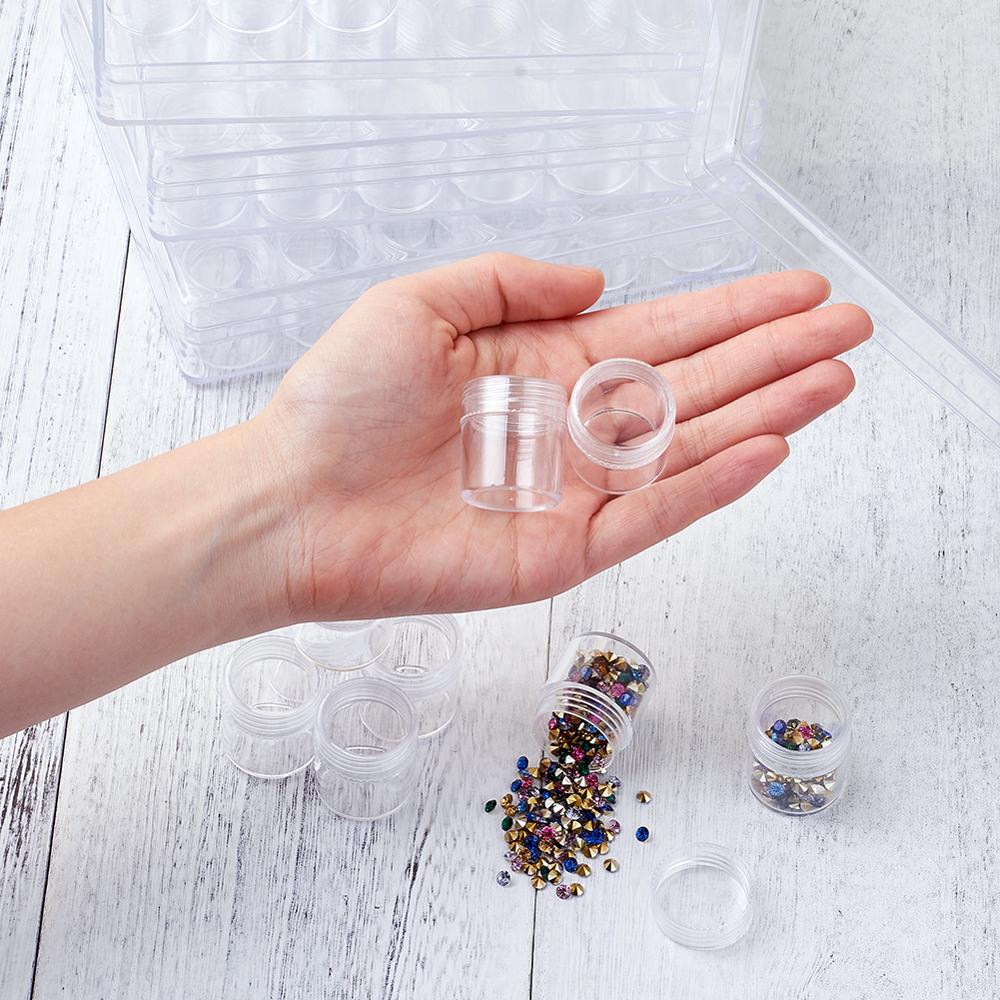 30 Pcs Clear Plastic Kralen Containers Bead Gems Case Voor Sieraden Opslag Verpakking 30 Pcs Fles/Set