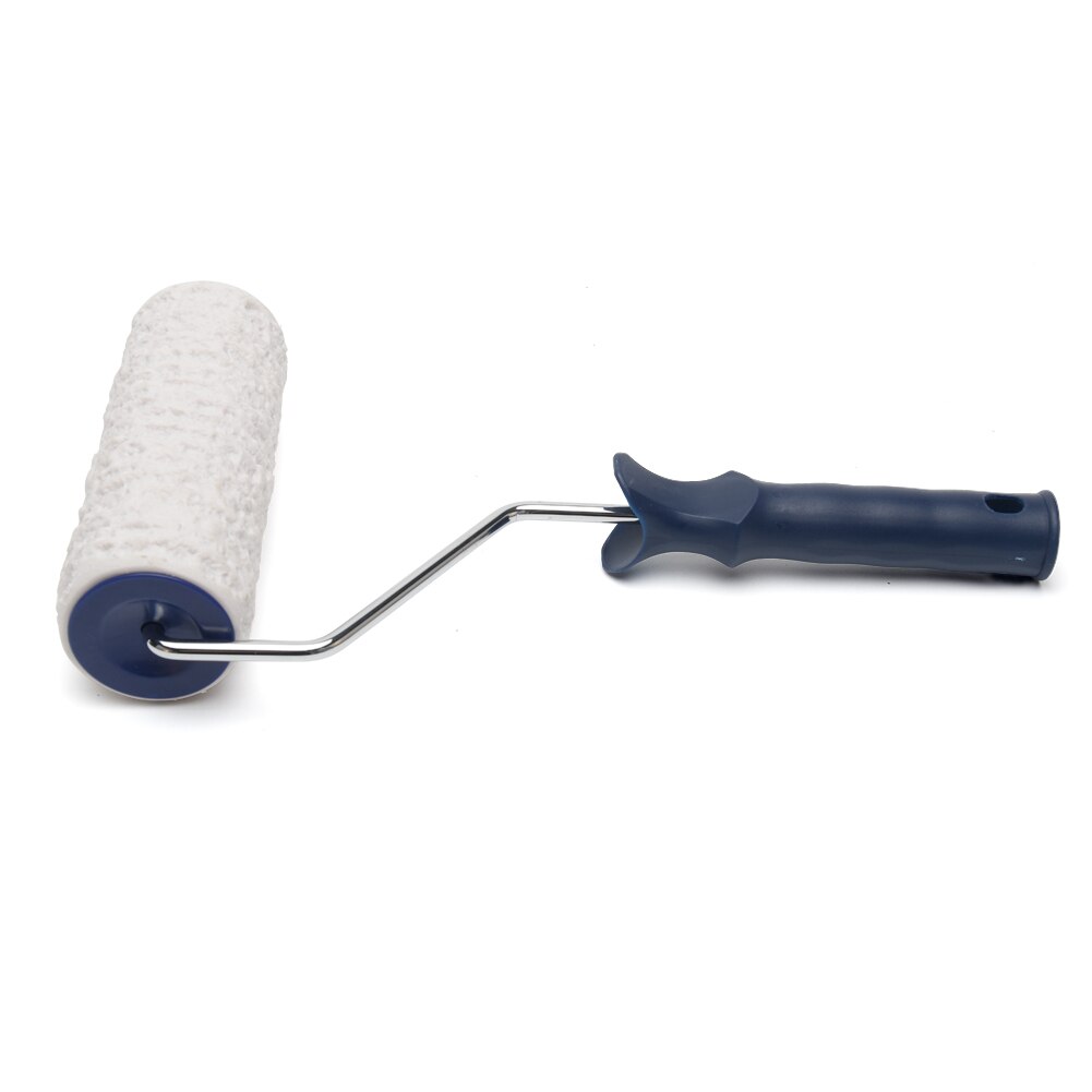8inch Patterned Paint Roller Graining Knurling Embossing Tool Wall Texture Accessories Portable With Handle Manual