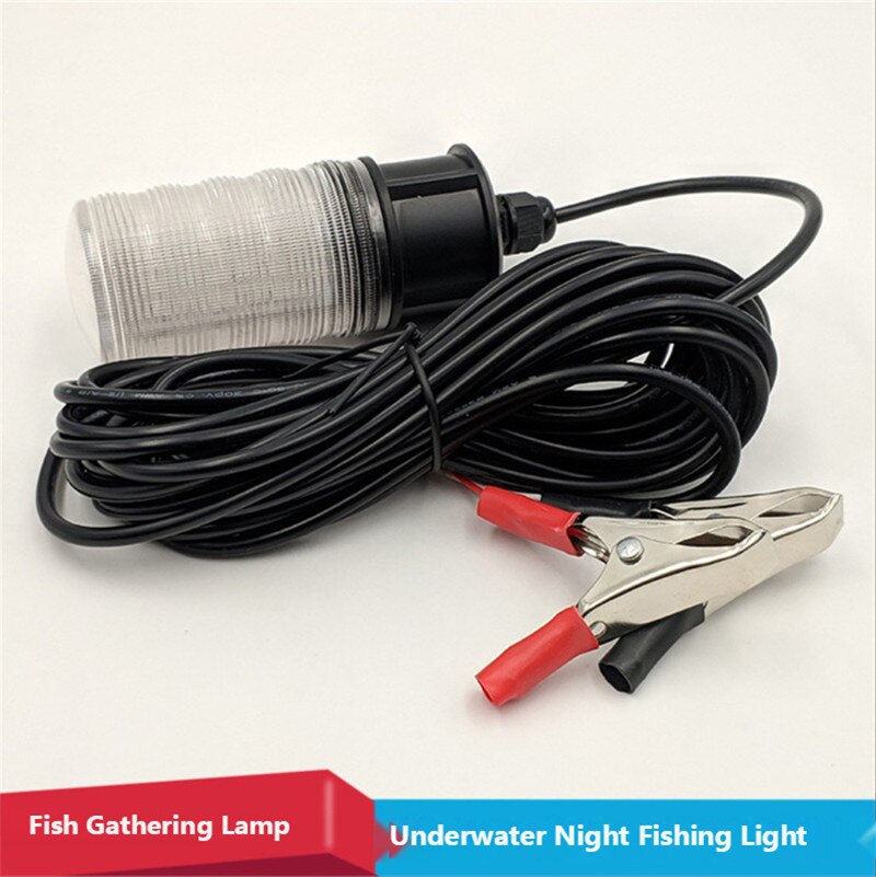 Night Fishing Light Green Lights Submersible Led Underwater LED Luminous Bait Fish Light Fishing Lights 12V 10W 5M IP68 117leds