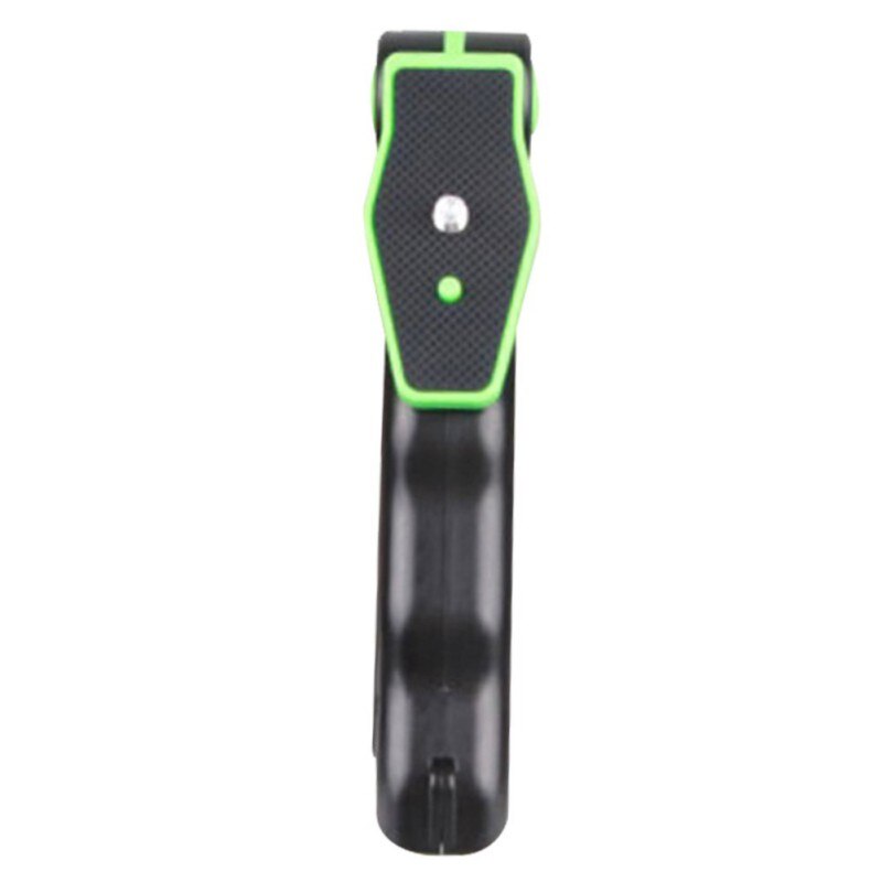 Ergonomische Selfie Stick Swivel Smartphone Handheld Grip Stabilizer Statief Handvat Steadycam Kits met Bluetooth Sluiter Afstandsbediening: green