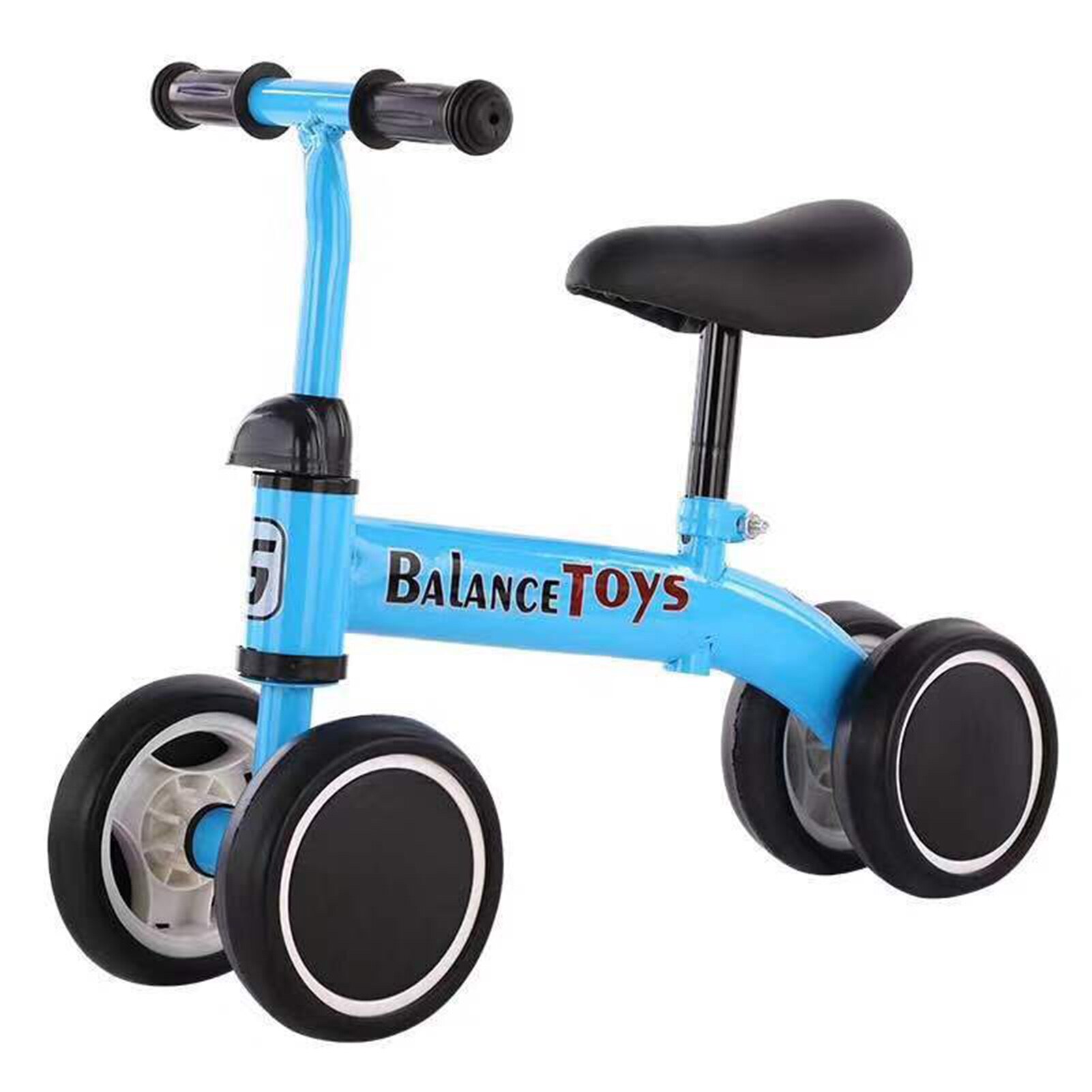 Baby Balans Fietsen Fiets Kinderen Wandelaar Peuter Fiets Kind Kids Baby Scooter Geen Pedaal 4 Wielen Peuter Infant Fietsen: Blue