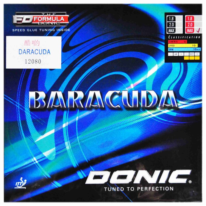 Donic-BARACUDA BIG SLAM, tenis de mesa, goma de pimpón con esponja máxima, original