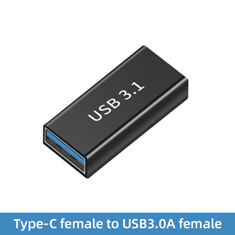 !! Уzz adattatore OTG da tipo C a USB 3.0 connettore convertitore da USB C a USB maschio femmina per Macbook Pro Air Samsung S10 S20 Xiaomi: USB Female to Female