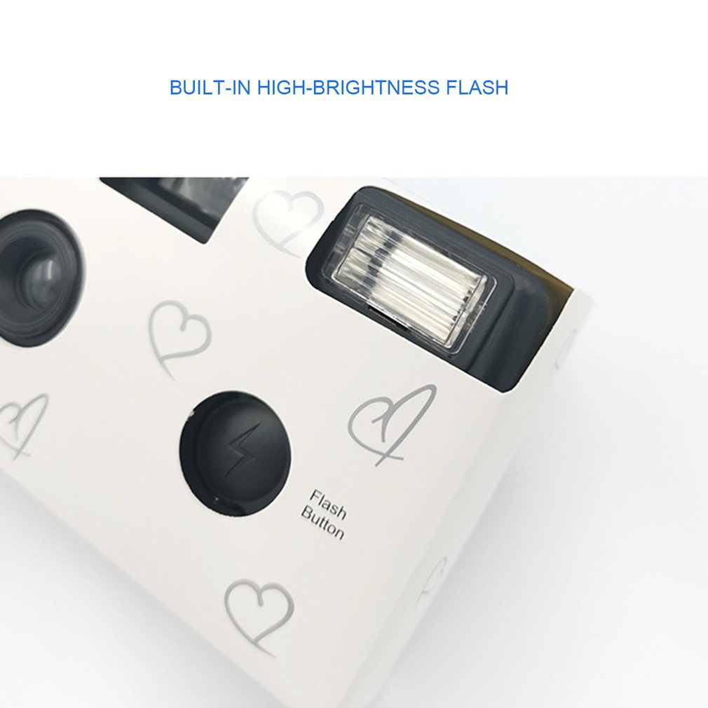 Retro 36 Photos 35mm Disposable Film Camera Manual Fool Optical Camera Children's One Time