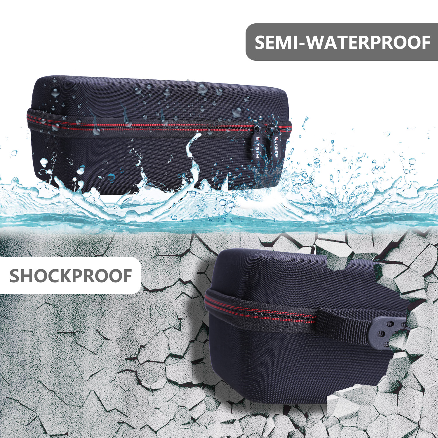 LTGEM EVA Hard Case for Cricut 2007468 Easy Press Mini