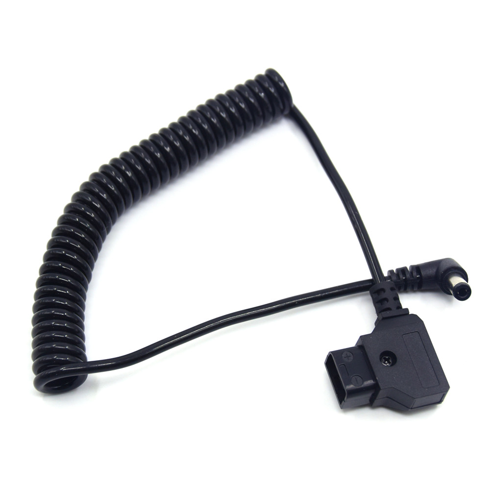 Câble adaptateur d-tap 2 broches mâle vers DC 5.5x2.5mm pour batterie Anton à montage en V, câble à ressort pour appareil photo numérique