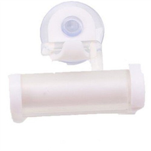 Suction Plastic Rolling Tube Squeezer Useful Toothpaste Easy Dispenser Bathroom Toothpaste Holder Bathroom Home Accessories: White