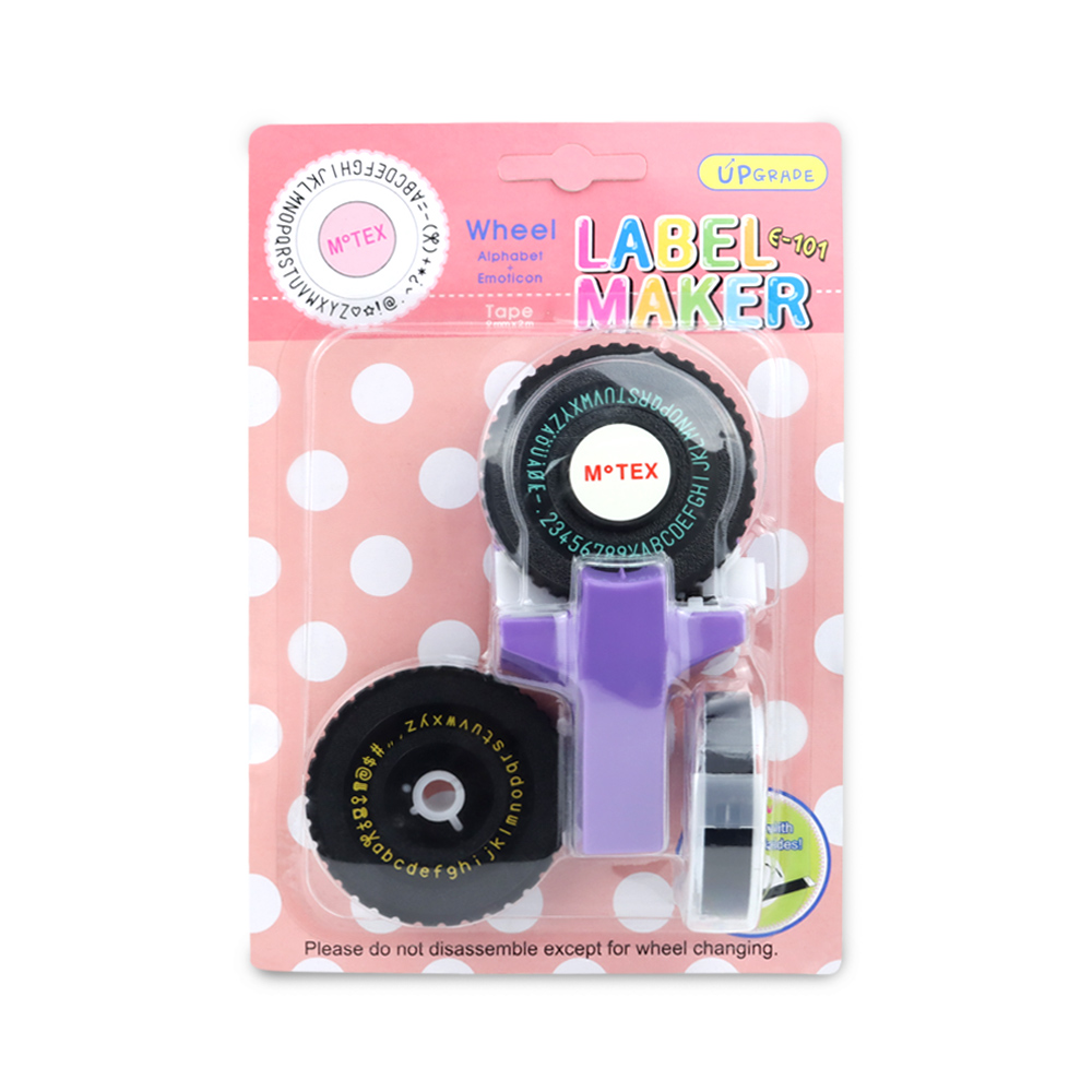 Mini Tragbare Drucker DIY Handheld Schreibmaschine Etikett Hersteller für MOTEX E101 Kennzeichnung Maschine für Dymo Band 3D Präge Manuelle Band