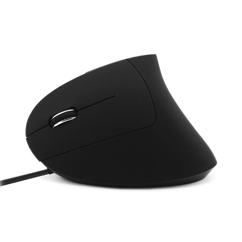 Przewodowa lewa ręka pionowa mysz ergonomiczna mysz do gier 800 1200 1600 DPI optyczne USB nadgarstek zdrowe myszy Mause na komputer stancjonarny