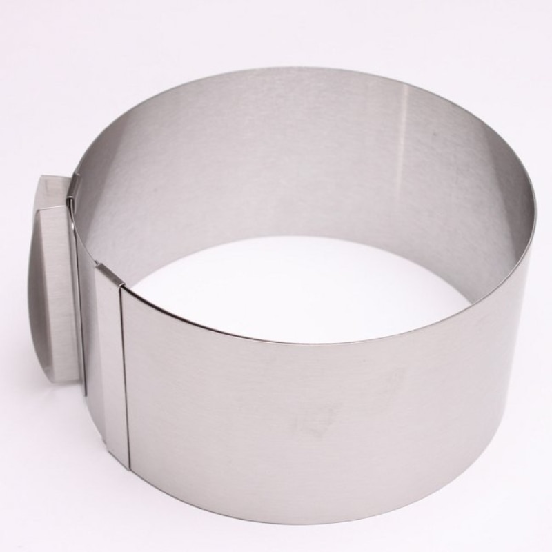 1pc sisäänvedettävä kakkuvuoka muotti leivontatyökalusetti koko säädettävä pyöreä mousse-rengas leivontavuoka 16-32cm