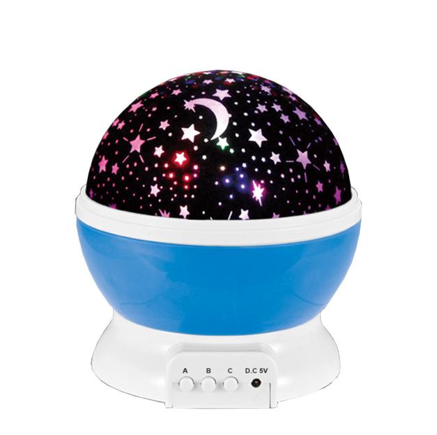 Lightme Sterne sternenklar Himmel LED Nachtlicht Projektor Mond Lampe Batterie USB freundlicher freundlicher Schlafzimmer Lampe Projektion Lampe # y3
